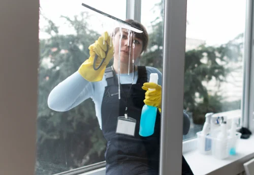 Nettoyage de vitres intérieures et extérieures à Moyaux